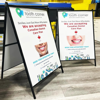 Custom Outdoor A-Sign Boards