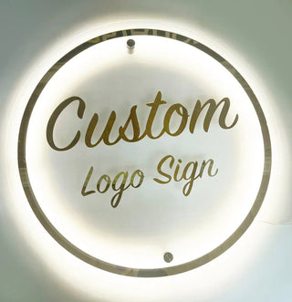 Indoor LED Custom Acrylic Backlit Sign - Signs Station & Printing