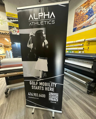 Retractable Roll-Up Banners Sign